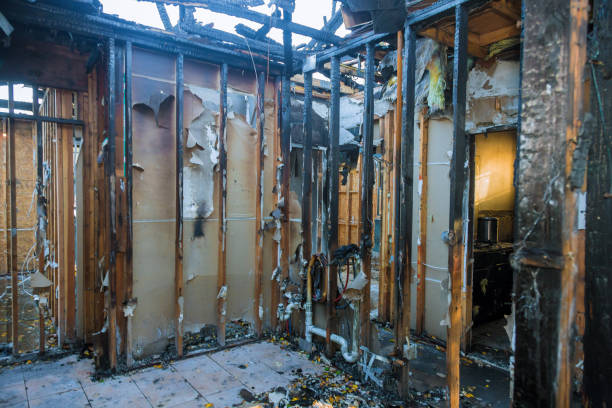 Professional Fire Damage Removal technician working in Daly City, CA